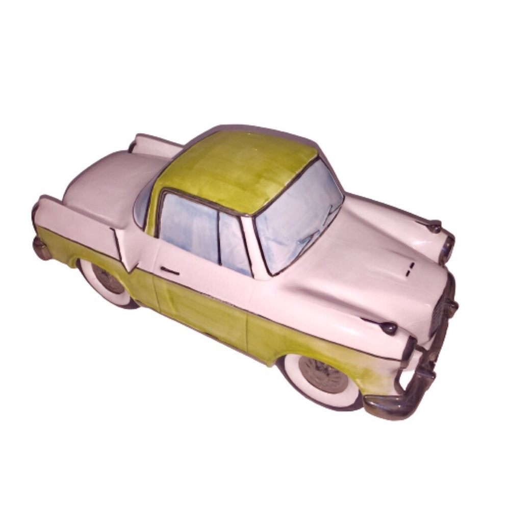 FITZ & FLOYD STUDEBAKER GOLDEN HAWK GT COOKIE JAR